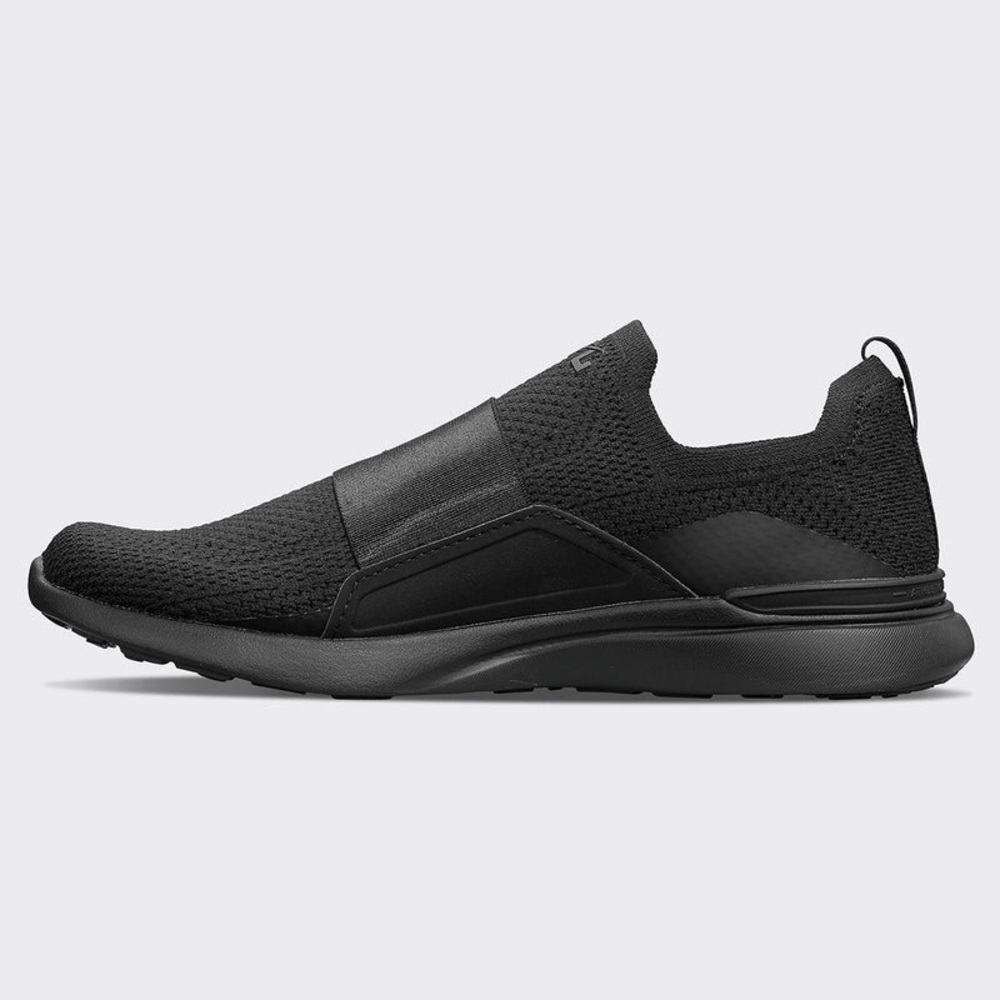 APL Women's TechLoom Bliss Black Slip-On Sneakers